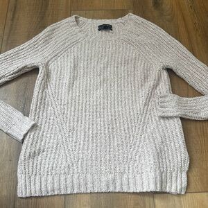 American Eagle Outfitters Sweater Womens XS Blush Pink Chunky Knit Warm Pullover